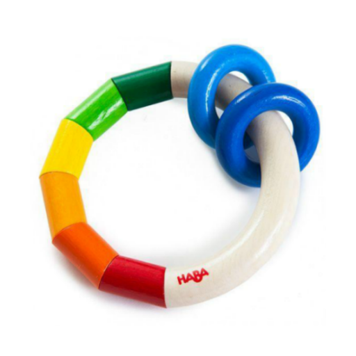 Haba Wooden Ring Teether Rattle